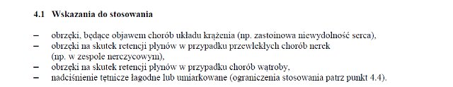 wskazania wg chpl